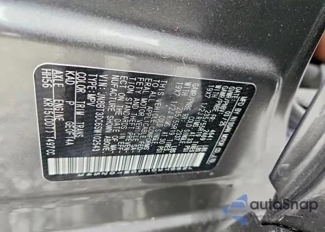 2025 Nissan Rogue Platinum z USA, uszkodzony, nr VIN JN8BT3DC6SW102543